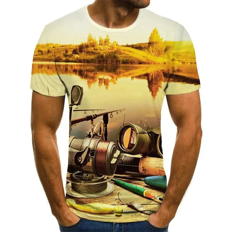 Camiseta de pescaria